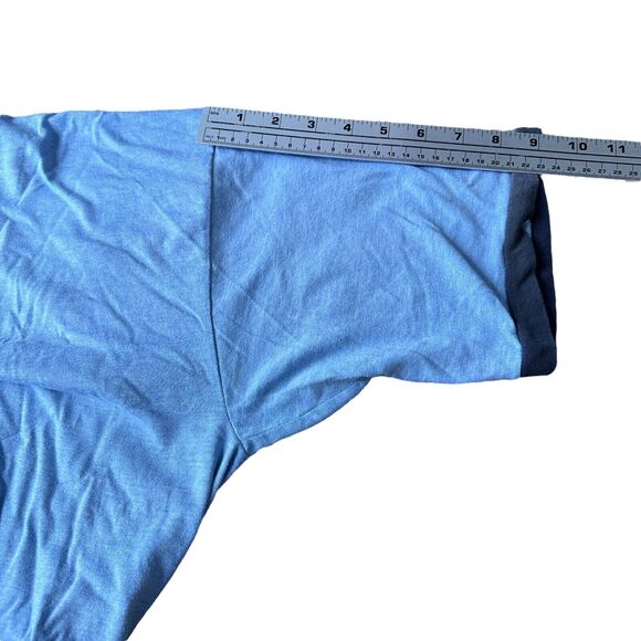 Vintage MegaMan T-Shirt Men’s XL Blue Say Hello To My Little Friend 2003 USA Y2K - Picture 9 of 12